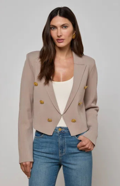 Elio Crop Knit Blazer