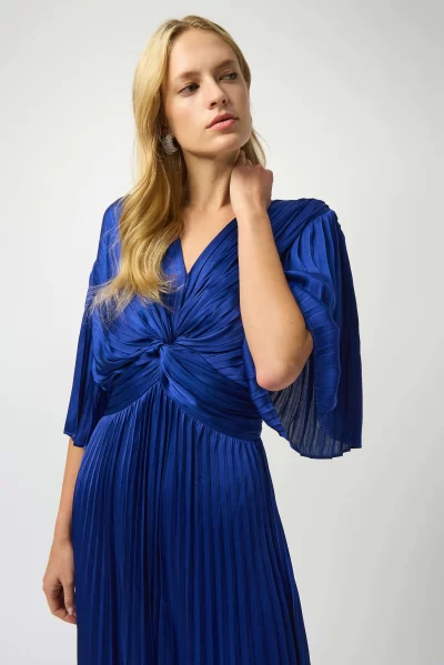 Shenae Pleated Satin Midi Dress - sz XXL - Image 4