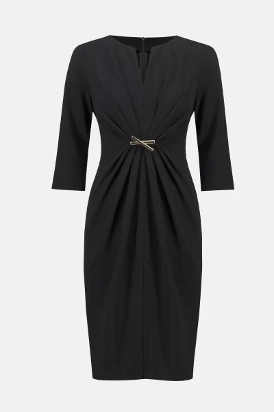 Eva Scuba Sheath Dress - sz 14 - Image 2