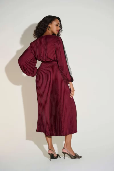 Dallas Pleated Satin Dress - sz XXL - Image 3