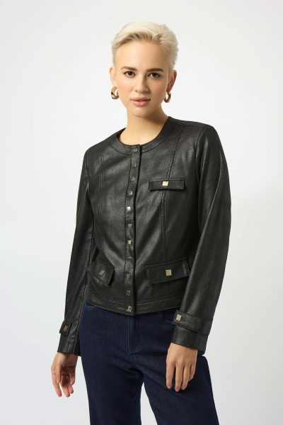 Margaret Suede Fitted Jacket