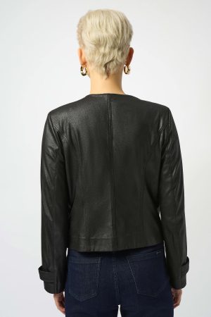 Margaret Suede Fitted Jacket - Image 4