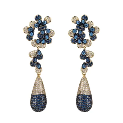Maisie 18K Gold Plated Cubic Zirconia Earrings - Image 2