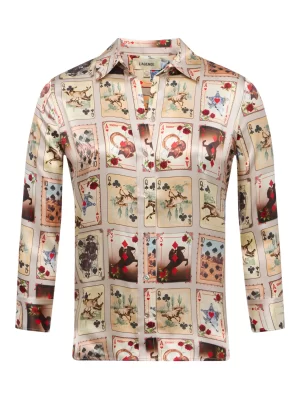 Dani Silk Blouse in western cards - Image 2