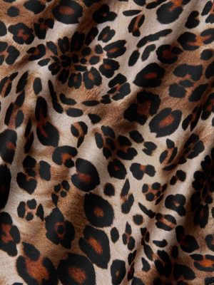 Jane Silk Camisole in leopard - Image 3