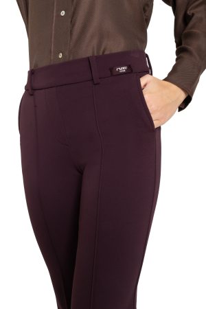 Francoise Pant in burgundy - Image 8