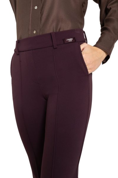 Francoise Pant in burgundy - Image 8