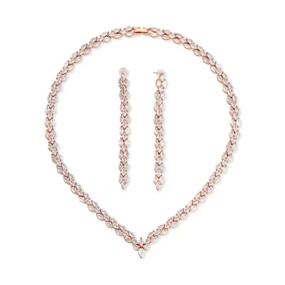Alice 18K Gold Plated Cz Set