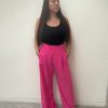 Nathalie Wide Leg Pant hot pink