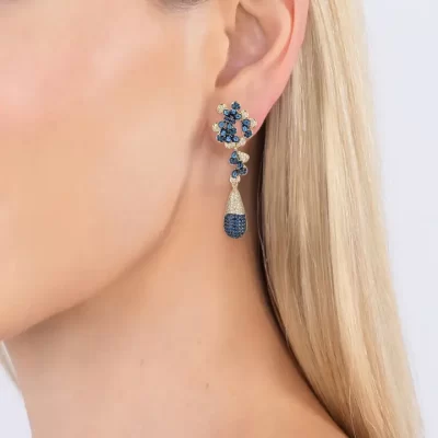 Maisie 18K Gold Plated Cubic Zirconia Earrings