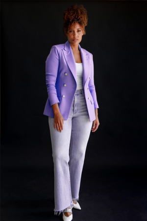Freda's thumb jacket in Lavender- M - Image 2