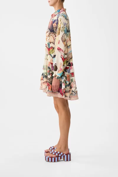 Deluca Tiered Short Dress - Image 4