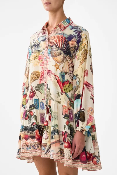 Deluca Tiered Short Dress - Image 5