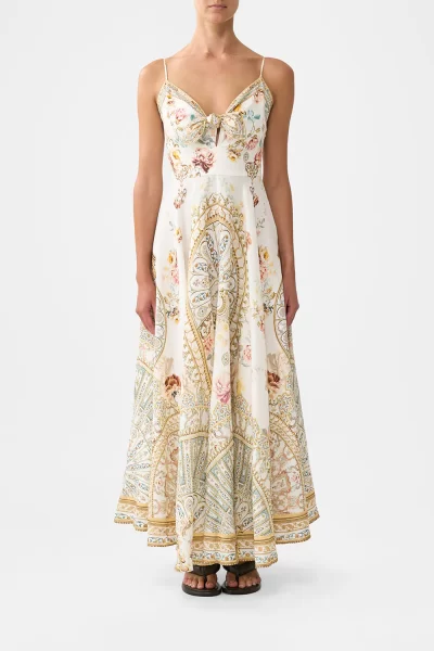 Carlson Tie Front Dress