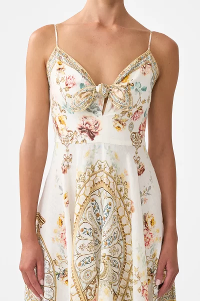 Carlson Tie Front Dress - Image 5