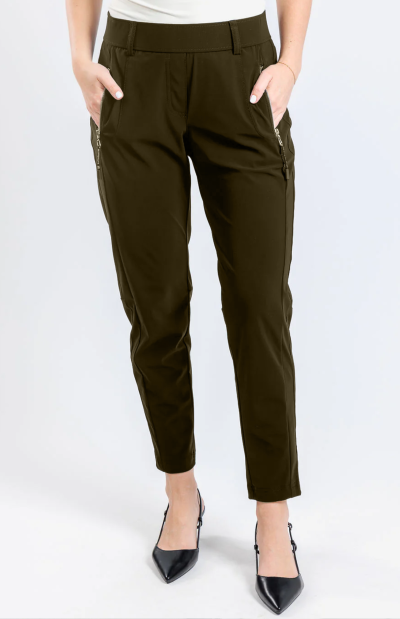 Natina Joggers in dark olive