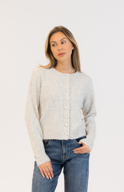 Aisha Pearl Cardigan