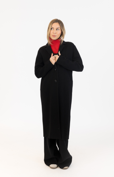 Vicki Knit Coat in black