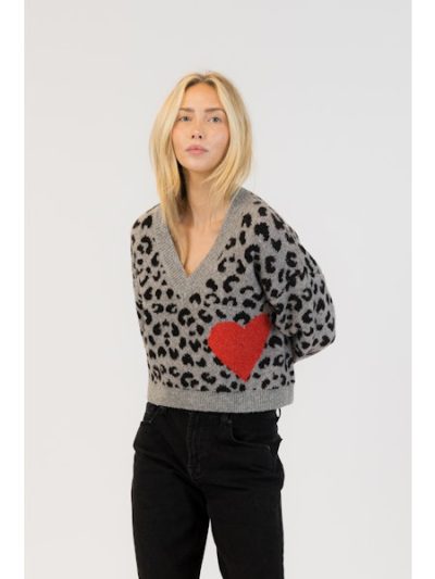 ETTA ANIMAL V-NECK - Image 5