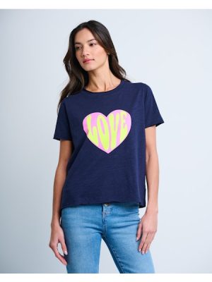HELLO LOVE SHIRT IN NAVY - COMING SOON
