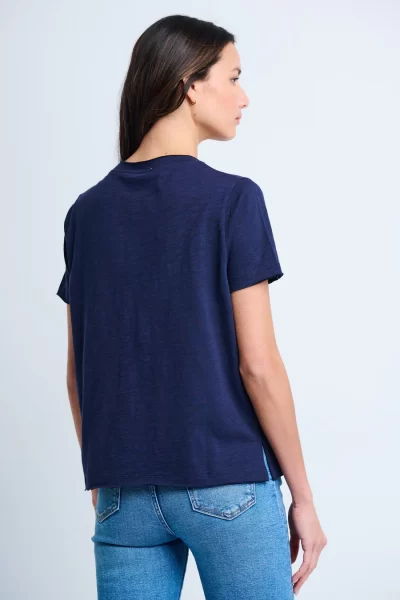 HELLO LOVE SHIRT IN NAVY - Image 3