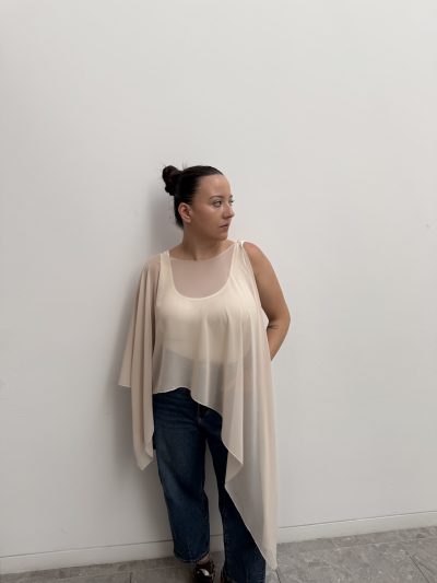 Ema Shawl - Beige - Image 2