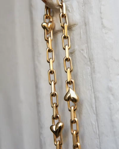 Art Heart Chain Necklace - coming soon - Image 2