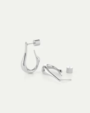 Colette Medium Hoops - Image 4