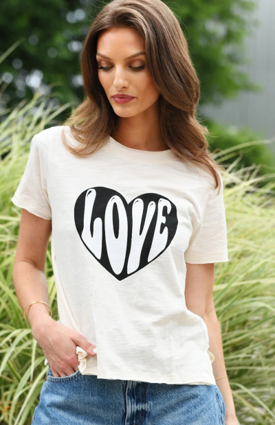 HELLO LOVE SHIRT IN PUFF