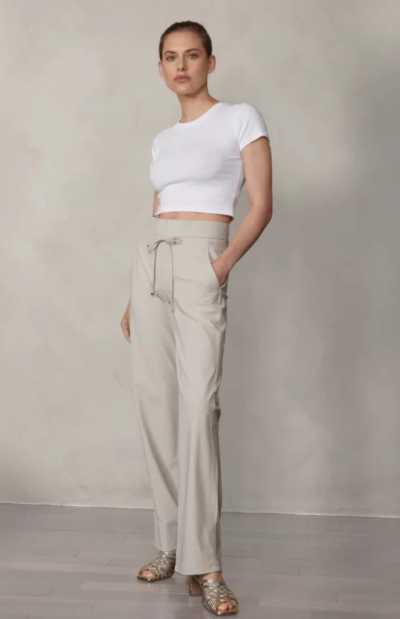 Candice Straight Pant in Chalk