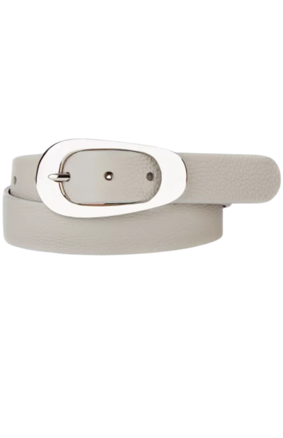Zya Pebbled belt in turtle dove