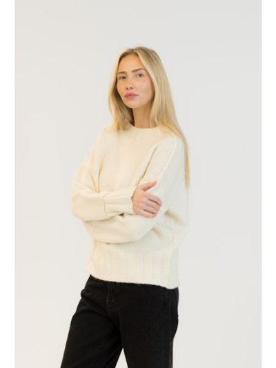 Tayna Pullover in snow white - Image 4