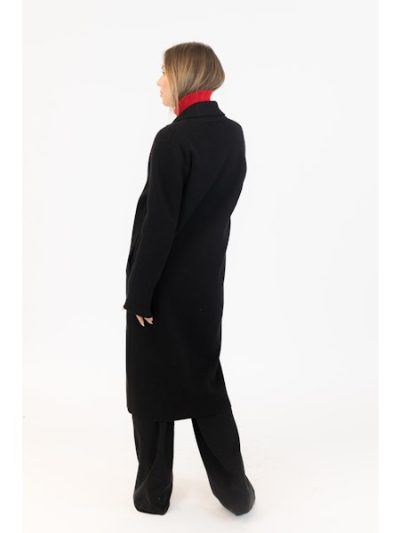 Vicki Knit Coat in black - Image 2