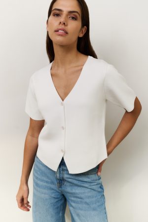 Modesto Knitted Gilet - Image 8