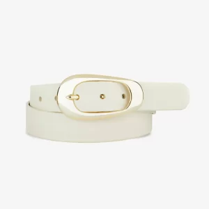 Zya Pebbled belt in marble