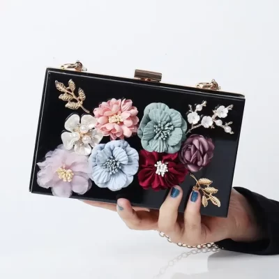 3D Flower Clutch