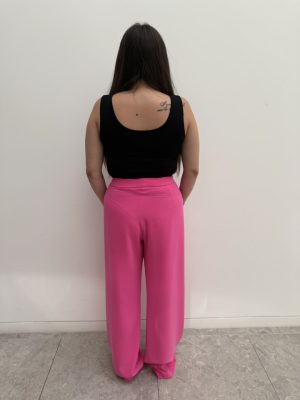 Nathalie Wide Leg Pant hot pink - Image 2