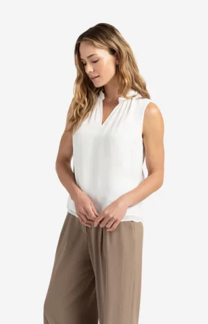 Bello Sleeveless Ruffle Top - Image 5
