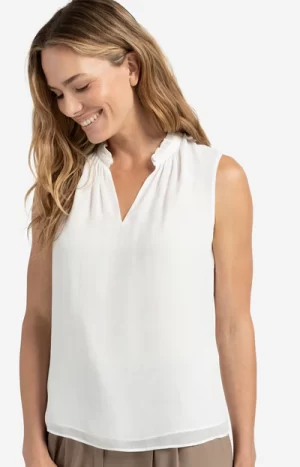 Bello Sleeveless Ruffle Top - Image 2