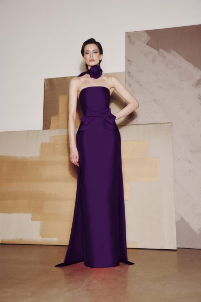 Cortez strapless Gown