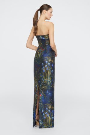 LYNETTE STRAPLESS COLUMN GOWN - coming Sept'25 - Image 4