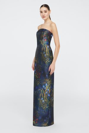 LYNETTE STRAPLESS COLUMN GOWN - coming Sept'25 - Image 3