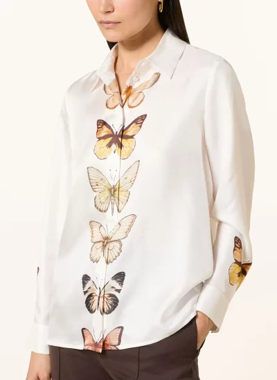 Marzia Butterfly Silk Blouse - Image 3