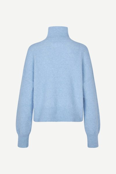 Nola Turtleneck in Della Blue - Image 3