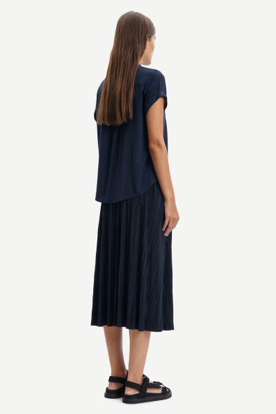MAJAN SS SHIRT in deep sapphire - Image 3