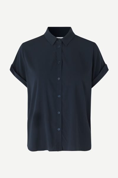 MAJAN SS SHIRT in deep sapphire - Image 5