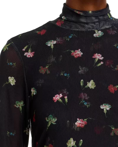Tumbling Carnation Turtleneck - Image 2