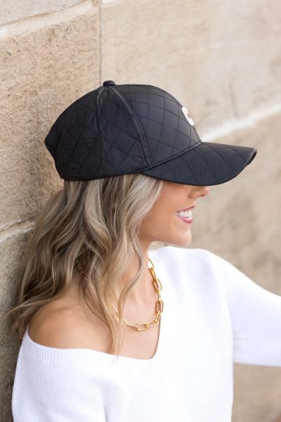 Quilted Puffer Ball Cap - Image 3