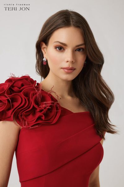 Deacon Asymmetrical Flower Gown - coming soon - Image 2