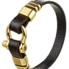 Benoit Leather Cuff Bracelet - Image 2